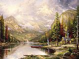 Mountain Majesty by Thomas Kinkade